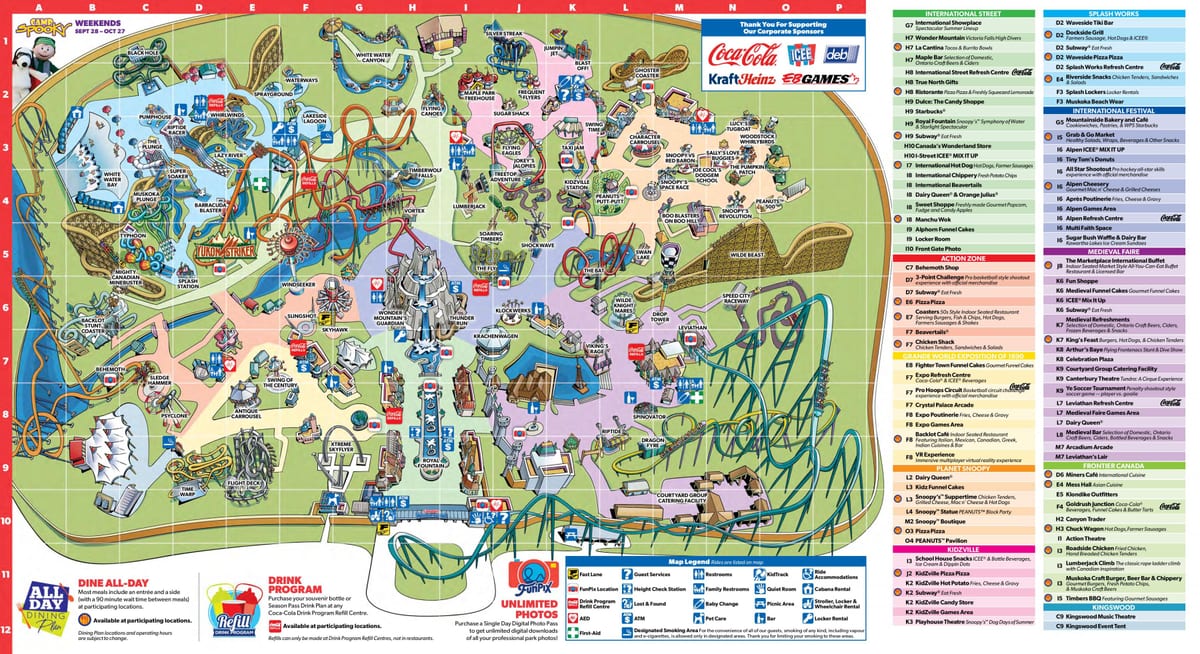 mapa říši Divů Toronto