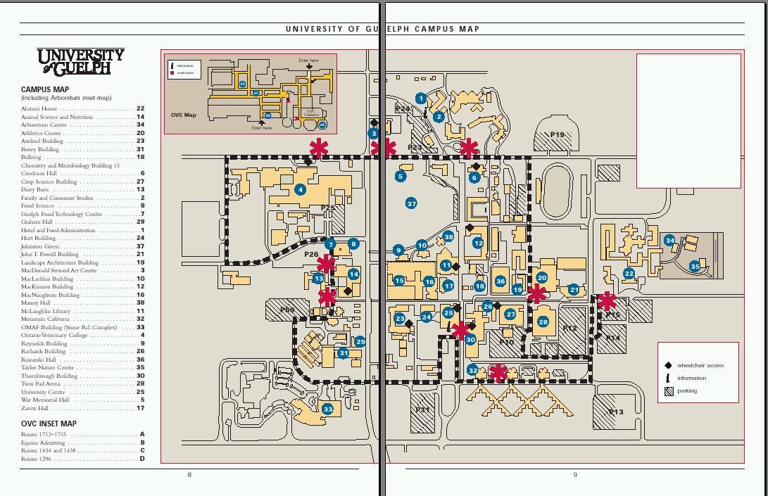university of guelph mapě