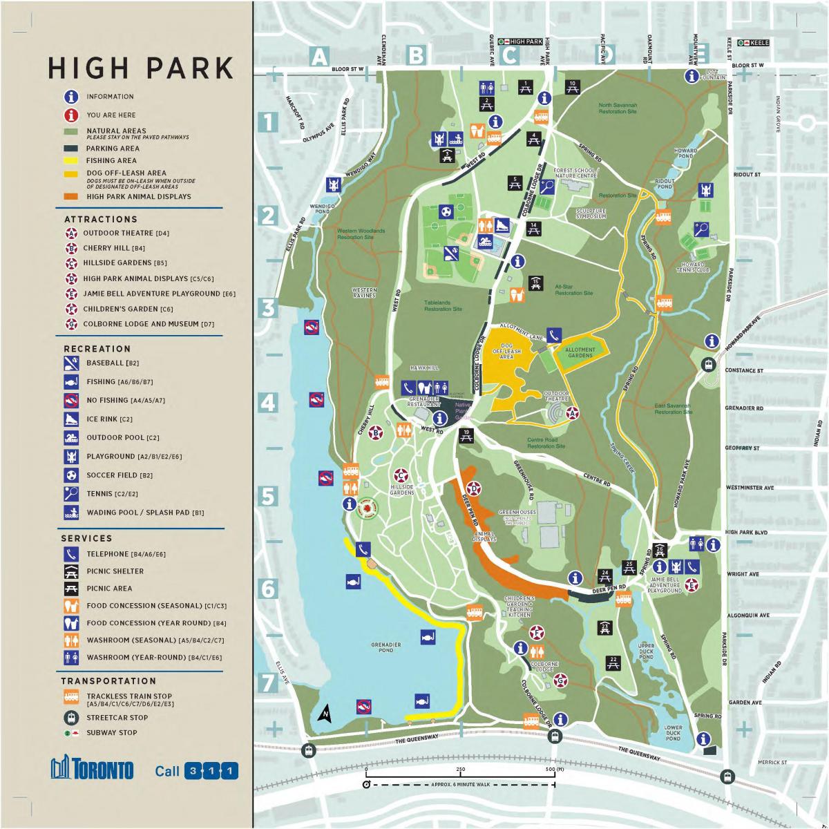 high park mapě
