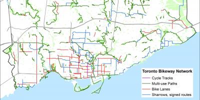 Toronto kole mapě