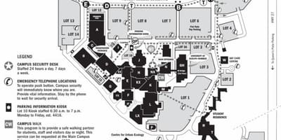Humber college, north campus mapa