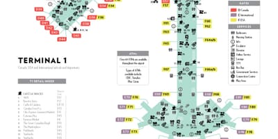 Pearson terminálu 1 mapa