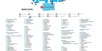 Mapa sherway gardens