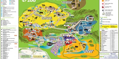 Mapa Toronto zoo